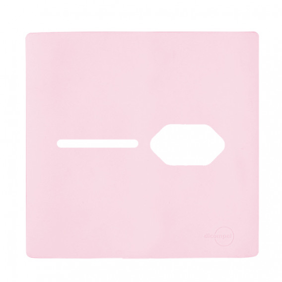 Placa p/ 1 Interruptor + tomada 4x4 - Novara Pétala